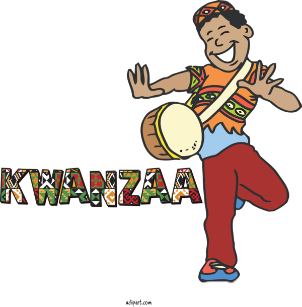 Free Holidays Drum Kinara Design For Kwanzaa Clipart Transparent Background