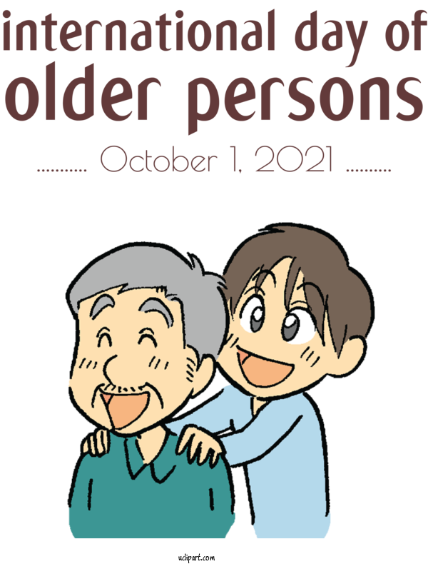 Free People Cartoon Drawing Laughter For Elderly Clipart Transparent Background