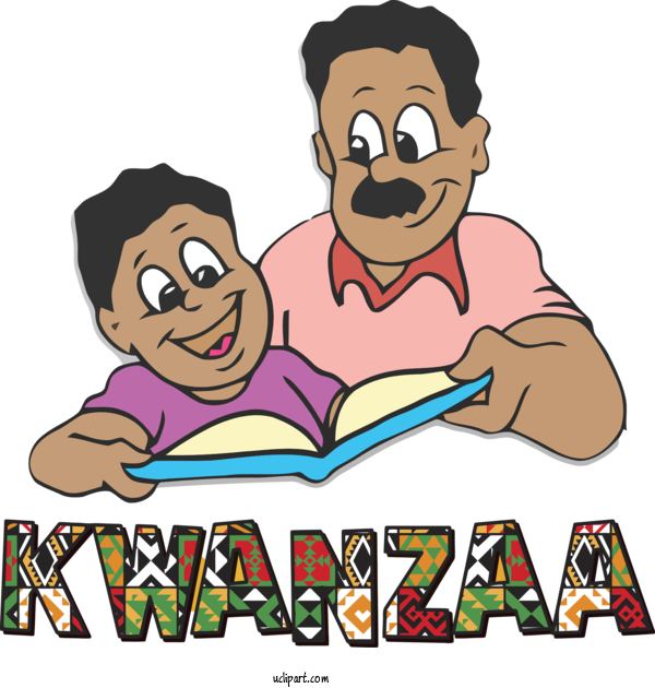 Free Holidays Behavior Cartoon Laughter For Kwanzaa Clipart Transparent Background