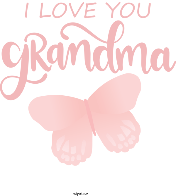 Free Holidays Font Pink M Petal For Grandparents Day Clipart Transparent Background