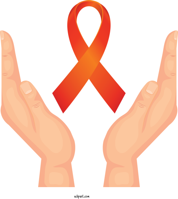 Free Holidays Black Ribbon Ribbon Hand Model For World AIDS Day Clipart Transparent Background