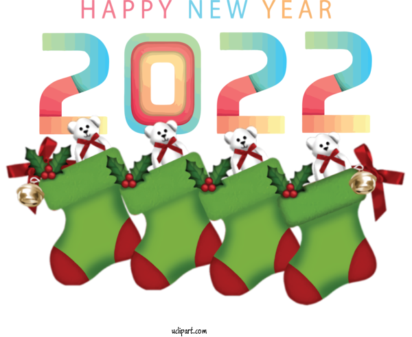 Free Holidays Christmas Graphics Christmas Day Christmas Stocking For New Year 2022 Clipart Transparent Background