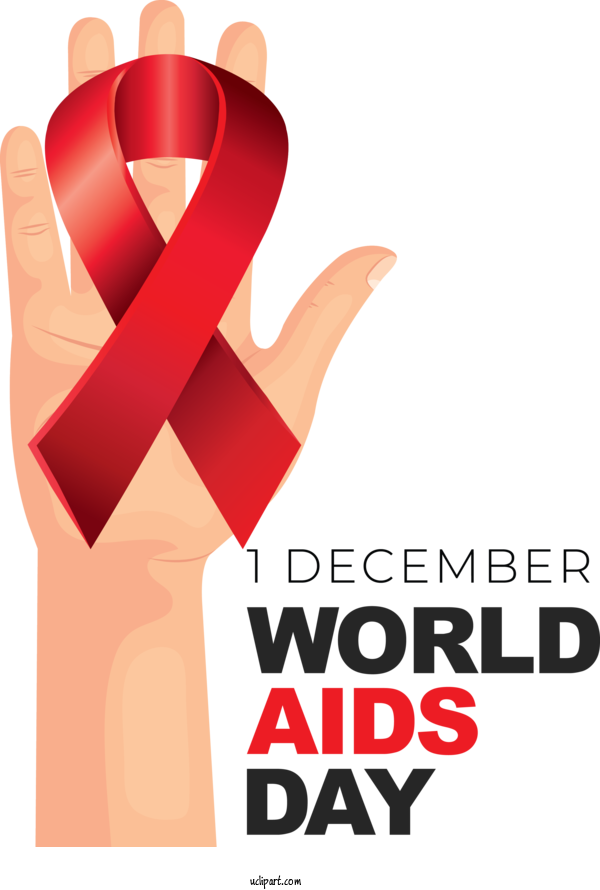 Free Holidays Logo Design Smoking Cessation For World AIDS Day Clipart Transparent Background