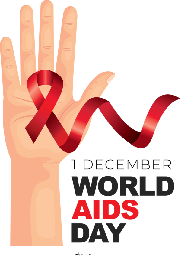 Free Holidays Hand Model Hand Smoking Cessation For World AIDS Day Clipart Transparent Background