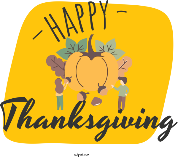 Free Holidays Logo Cartoon Line For Thanksgiving Clipart Transparent Background