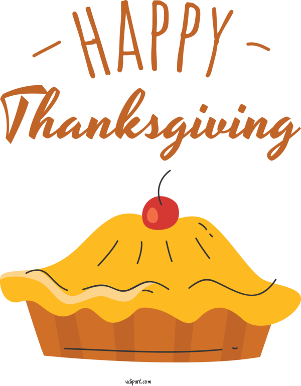 Free Holidays Street Food Line Yellow For Thanksgiving Clipart Transparent Background