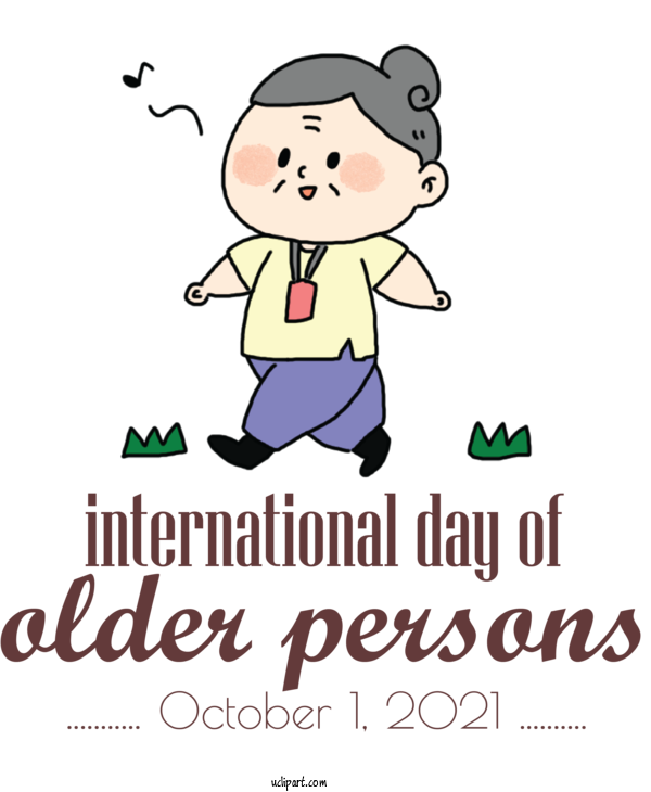 Free People Human LON:0JJW Cartoon For Elderly Clipart Transparent Background