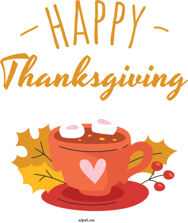 Free Holidays Coffee Cup Coffee Line For Thanksgiving Clipart Transparent Background