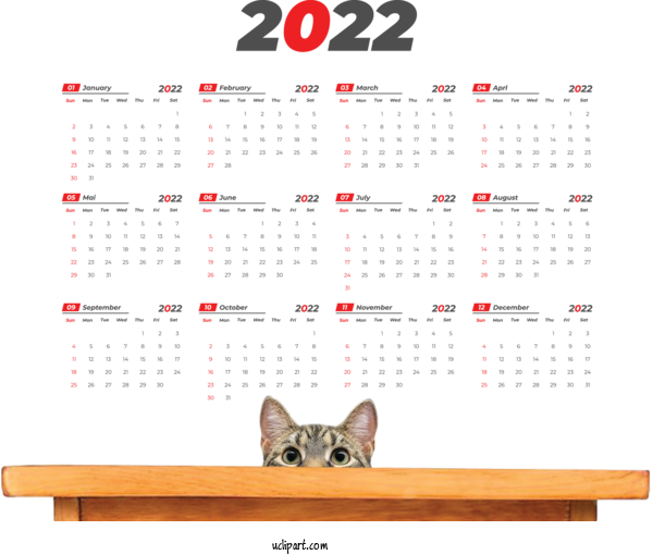 Free Life Design Line Calendar System For Yearly Calendar Clipart Transparent Background