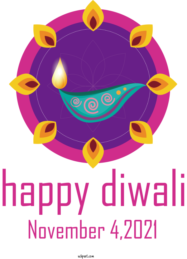 Free Holidays Rangoli Drawing Diwali For Diwali Clipart Transparent Background