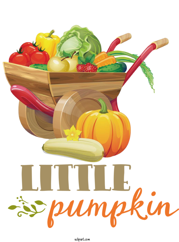 Free Holidays Vegetable Wheelbarrow Fresh Vegetable For Thanksgiving Clipart Transparent Background