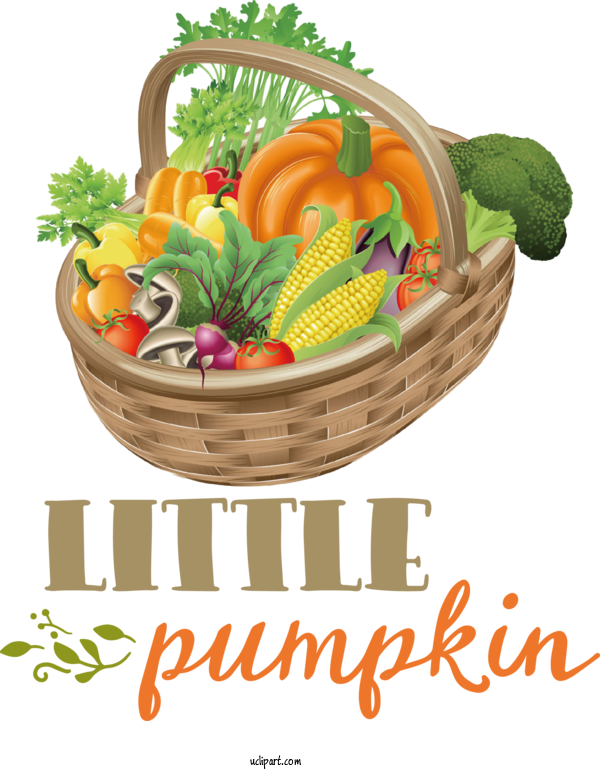 Free Holidays Vegetable Basket Fresh Vegetable For Thanksgiving Clipart Transparent Background