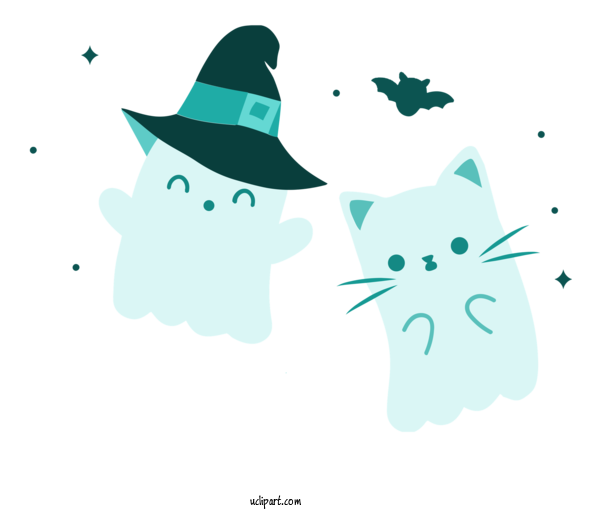 Free Holidays Cat Cat Like Small For Halloween Clipart Transparent Background