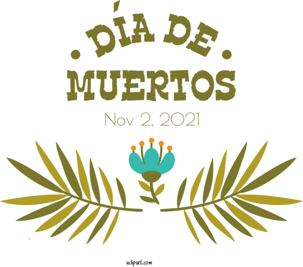 Free Holidays Leaf Logo For Day Of The Dead Clipart Transparent Background