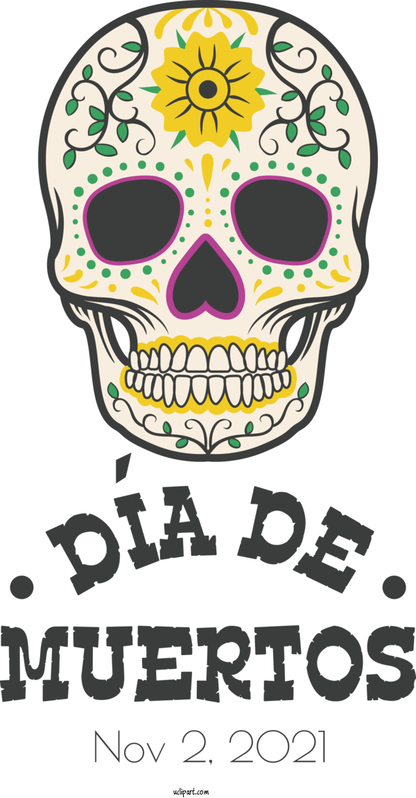 Free Holidays Calavera Day Of The Dead Mask For Day Of The Dead Clipart Transparent Background