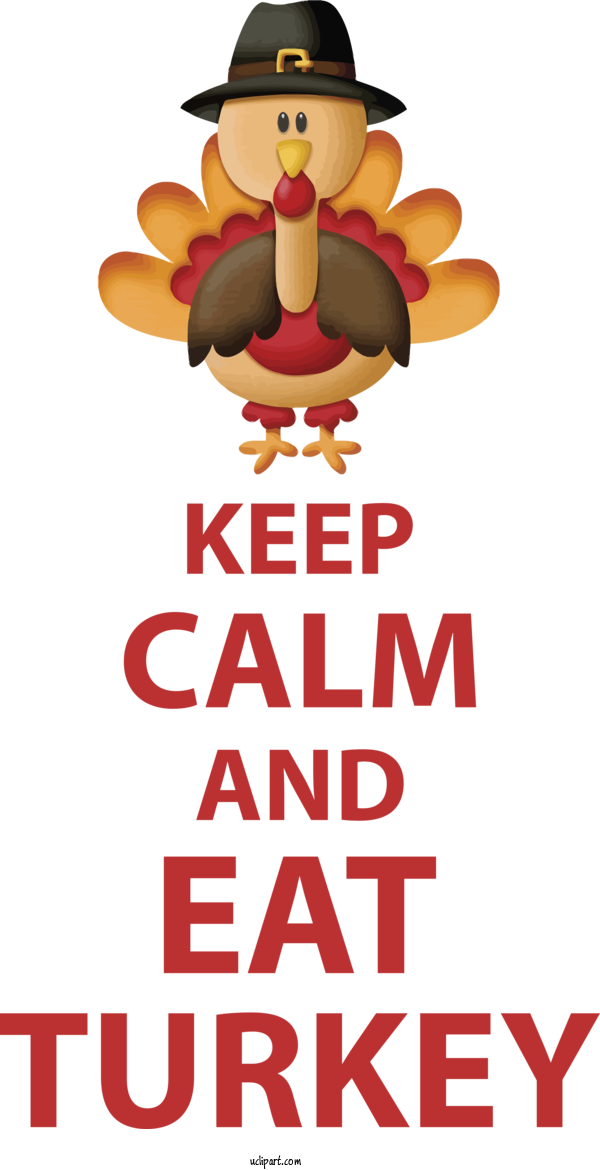 Free Holidays Keep Calm And Love Cartoon Logo For Thanksgiving Clipart Transparent Background