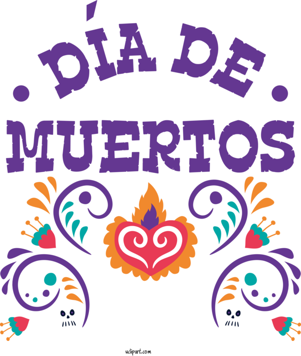 Free Holidays Design Line Pink M For Day Of The Dead Clipart Transparent Background