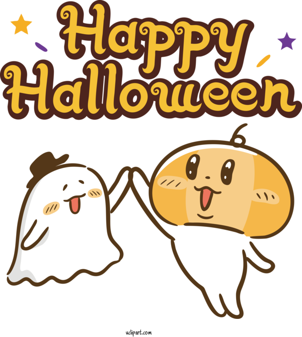 Free Holidays Human Cartoon Behavior For Halloween Clipart Transparent Background