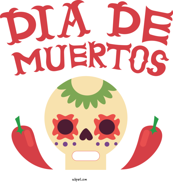 Free Holidays Cartoon Flower Line For Day Of The Dead Clipart Transparent Background