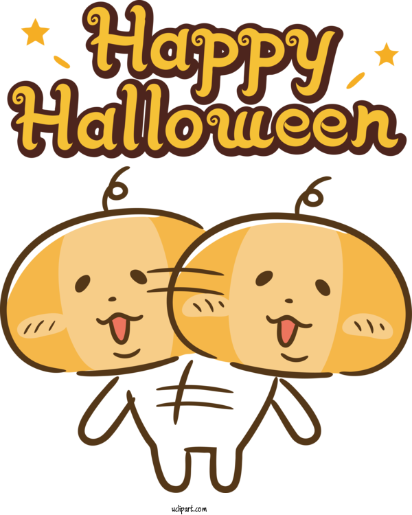 Free Holidays Human Cartoon Happiness For Halloween Clipart Transparent Background