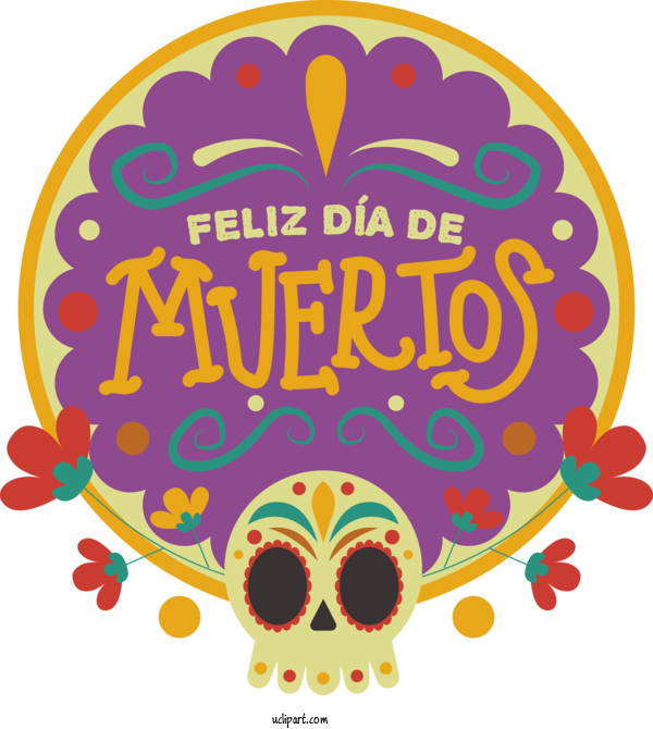 Free Holidays Mexican Cuisine  Design For Day Of The Dead Clipart Transparent Background
