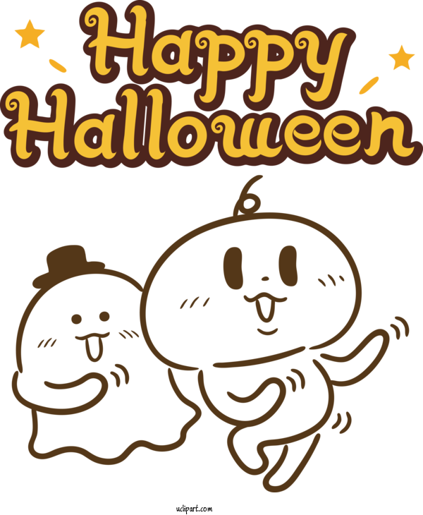Free Holidays Human Behavior Cartoon For Halloween Clipart Transparent Background
