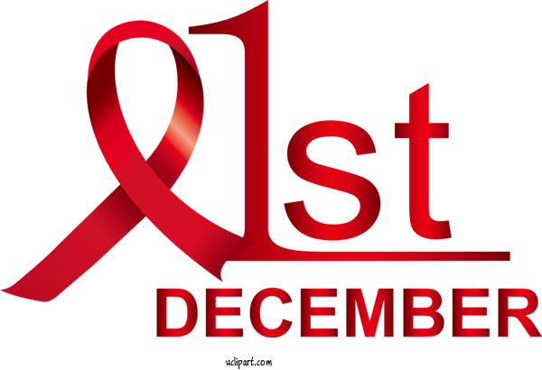 Free Holidays Logo Design Placa De Sinalização Puxe E Empurre Sinalize For World AIDS Day Clipart Transparent Background
