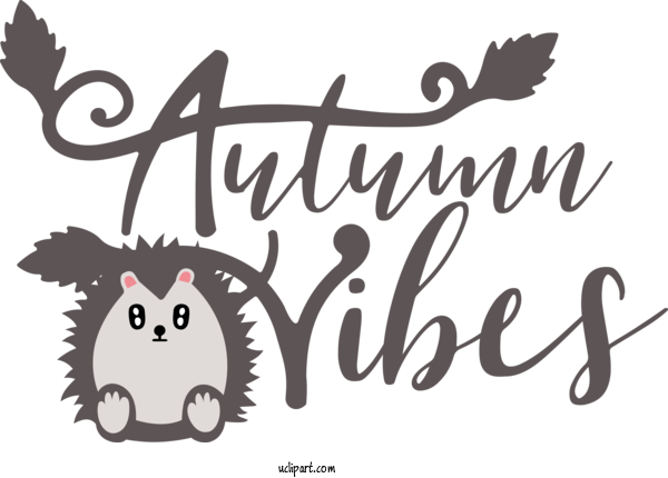 Free Nature Cat Logo Cartoon For Autumn Clipart Transparent Background