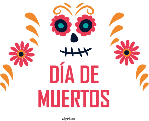 Free Holidays Creative Practice Design Text For Day Of The Dead Clipart Transparent Background