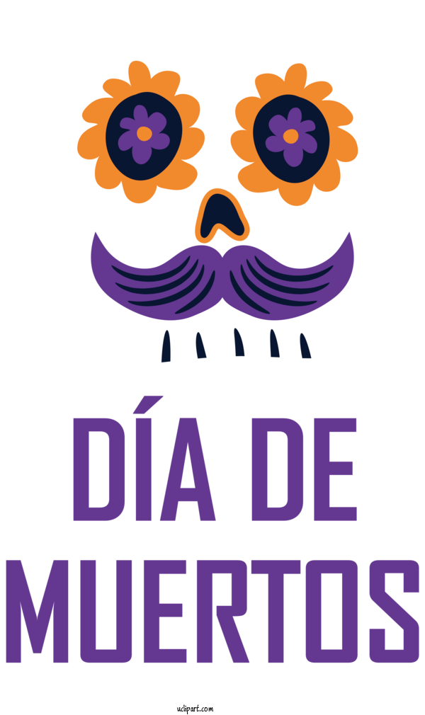 Free Holidays Slovene Language For Day Of The Dead Clipart Transparent Background