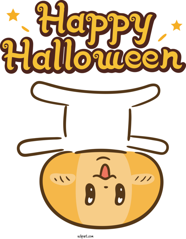 Free Holidays Smiley Happiness Emoticon For Halloween Clipart Transparent Background
