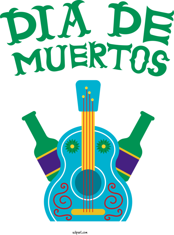 Free Holidays Guitar Accessory Guitar Aural Psynapse For Day Of The Dead Clipart Transparent Background