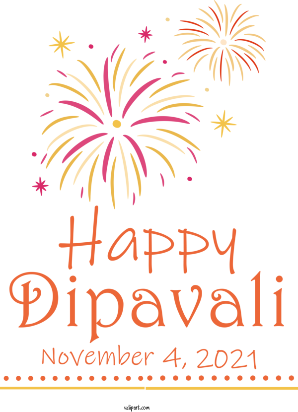 Free Holidays Flower Design Line For Diwali Clipart Transparent Background