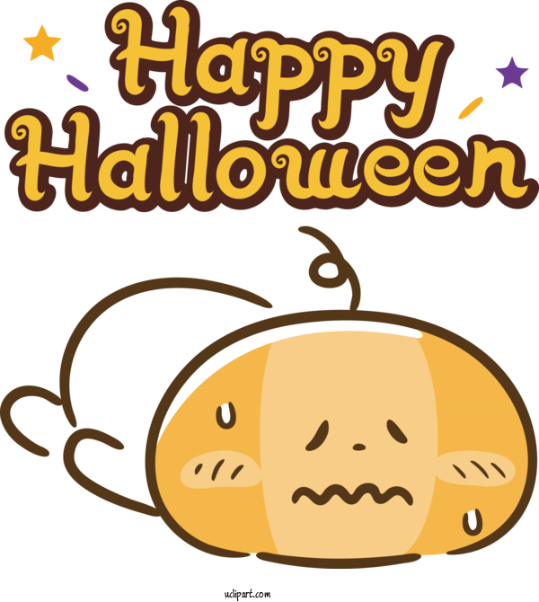 Free Holidays Smiley Emoticon Cartoon For Halloween Clipart Transparent Background