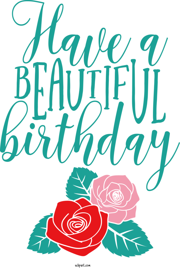 Free Occasions Flower Design Logo For Birthday Clipart Transparent Background