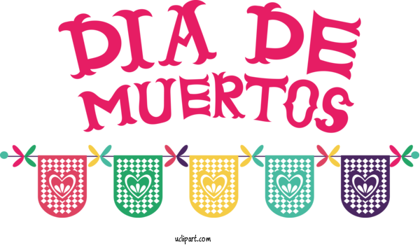 Free Holidays Design Logo Line For Day Of The Dead Clipart Transparent Background