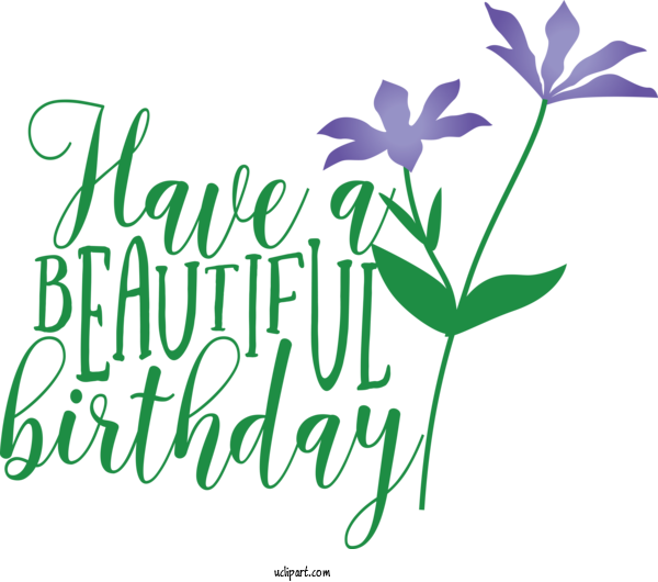 Free Occasions Leaf Logo Plant Stem For Birthday Clipart Transparent Background
