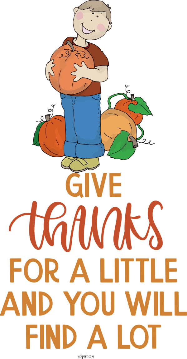 Free Holidays Human Text Behavior For Thanksgiving Clipart Transparent Background