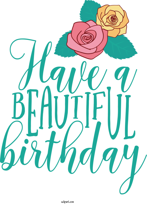 Free Occasions Greeting Card Logo Flower For Birthday Clipart Transparent Background