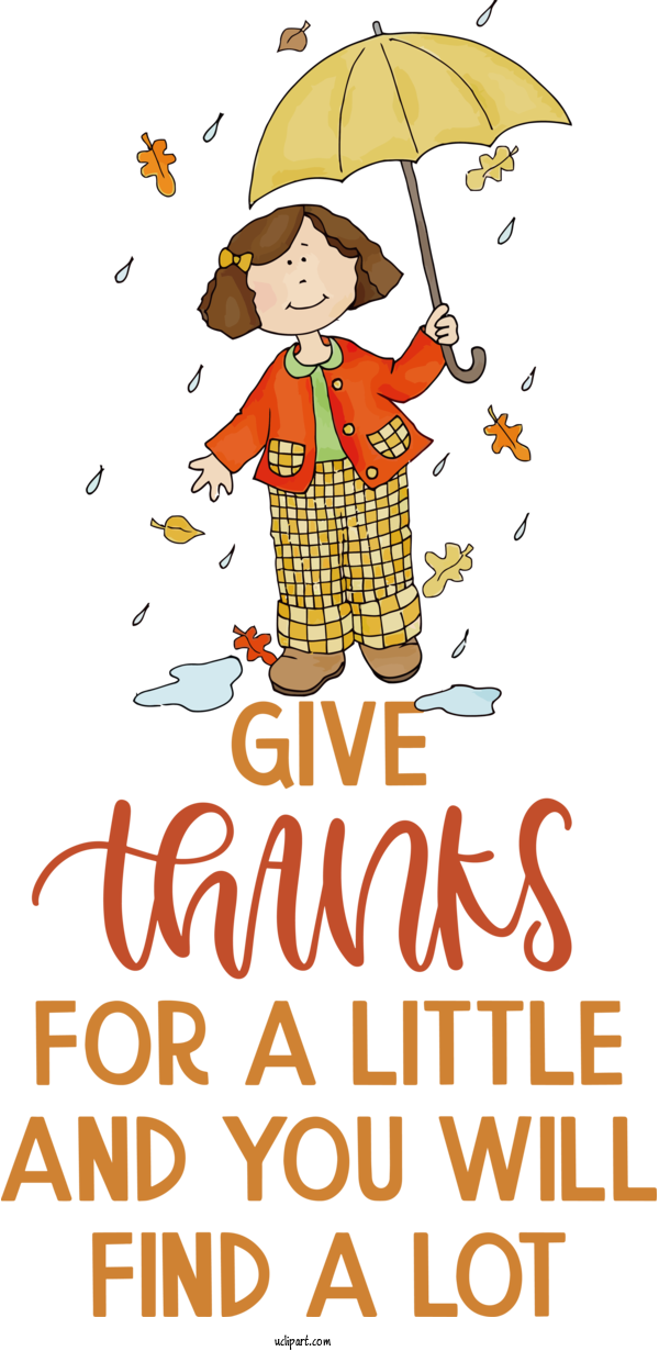 Free Holidays Design Human Behavior For Thanksgiving Clipart Transparent Background