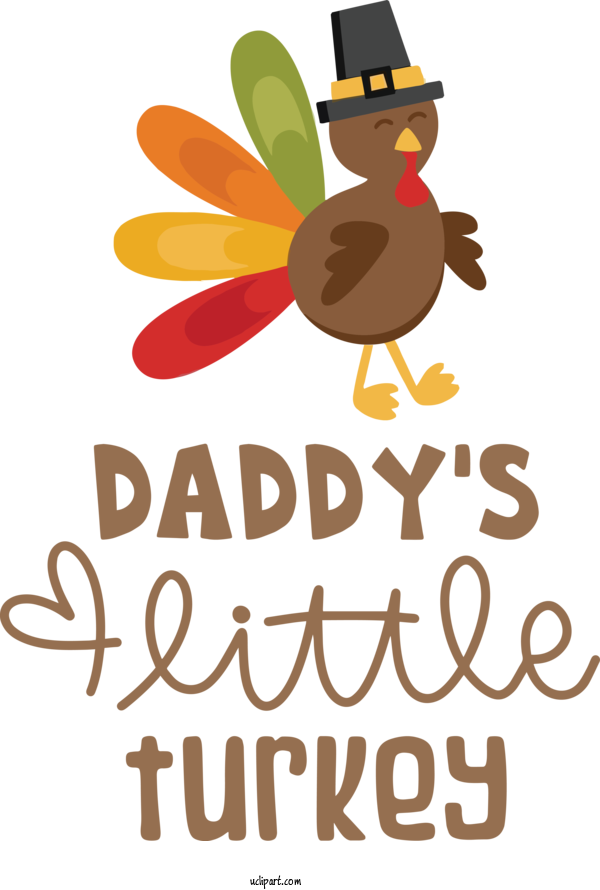 Free Holidays Birds Cartoon Logo For Thanksgiving Clipart Transparent Background