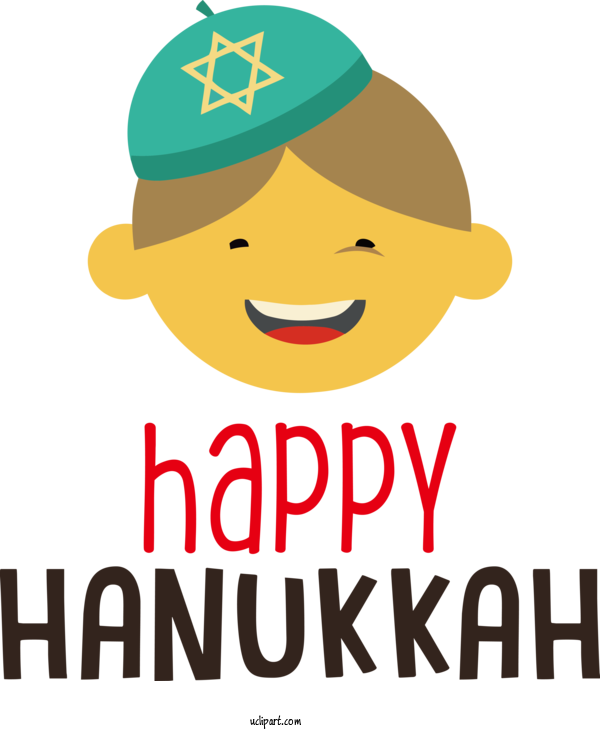 Free Holidays Human Logo Cartoon For Hanukkah Clipart Transparent Background