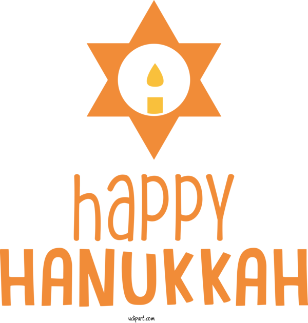 Free Holidays Logo Diagram Design For Hanukkah Clipart Transparent Background