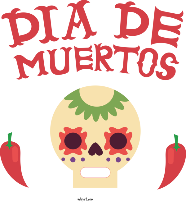 Free Holidays Design Floral Design Human For Day Of The Dead Clipart Transparent Background