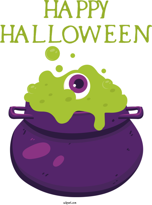 Free Holidays Frogs Plant Cartoon For Halloween Clipart Transparent Background