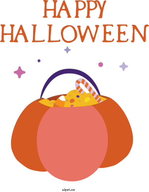 Free Holidays Line  Apple For Halloween Clipart Transparent Background