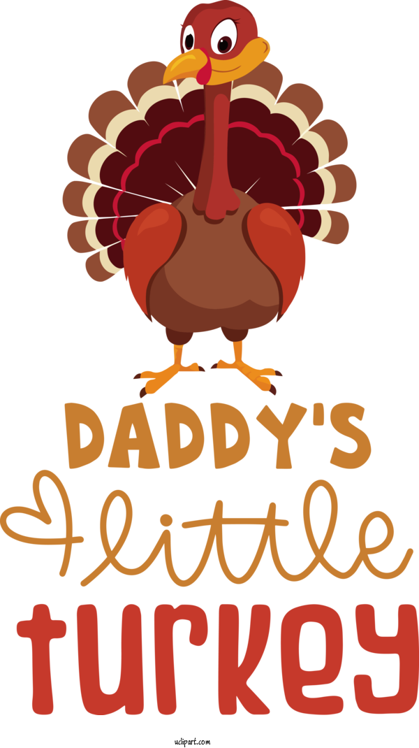 Free Holidays Chicken Landfowl Logo For Thanksgiving Clipart Transparent Background
