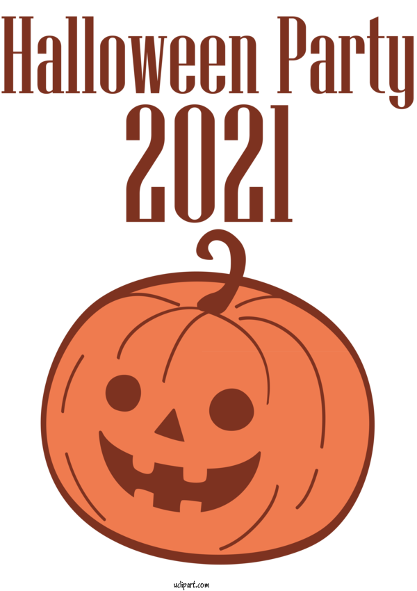 Free Holidays Jack O' Lantern Squash Cartoon For Halloween Clipart Transparent Background