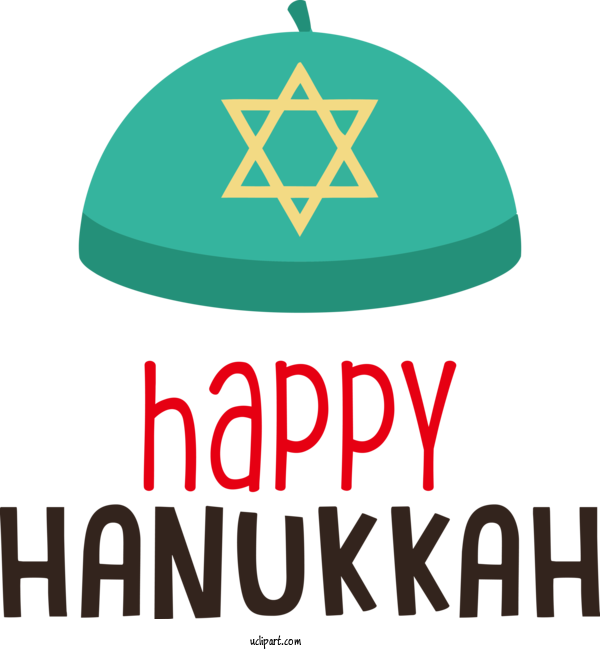 Free Holidays Logo Design Green For Hanukkah Clipart Transparent Background