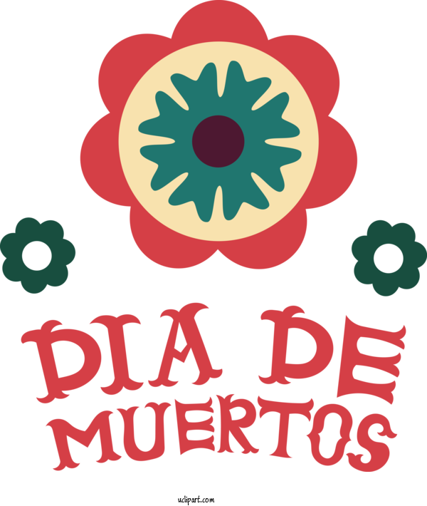 Free Holidays Design Floral Design Logo For Day Of The Dead Clipart Transparent Background